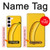S2294 banane Etui Coque Housse pour Samsung Galaxy S23
