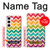 S2362 Arc en ciel coloré Shavron Zig zag Etui Coque Housse pour Samsung Galaxy S23