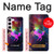S2486 Arc en ciel espace de nébuleuse Licorne Etui Coque Housse pour Samsung Galaxy S23