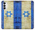 S2614 Israël Vieux Drapeau Etui Coque Housse pour Samsung Galaxy S23