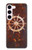 S2766 Roue de bateau Rusty Texture Etui Coque Housse pour Samsung Galaxy S23
