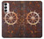 S2766 Roue de bateau Rusty Texture Etui Coque Housse pour Samsung Galaxy S23