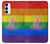 S2900 Arc en ciel LGBT Fierté lesbienne Drapeau Etui Coque Housse pour Samsung Galaxy S23