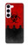 S2917 Biohazards Virus Alert Rouge Etui Coque Housse pour Samsung Galaxy S23
