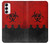 S2917 Biohazards Virus Alert Rouge Etui Coque Housse pour Samsung Galaxy S23