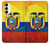 S3020 Equateur Drapeau Etui Coque Housse pour Samsung Galaxy S23