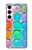 S3235 Mélange aquarelle Etui Coque Housse pour Samsung Galaxy S23
