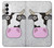 S3257 Vache Dessin animé Etui Coque Housse pour Samsung Galaxy S23