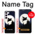 S3289 Cochon Volant Pleine Lune Nuit Etui Coque Housse pour Samsung Galaxy S23