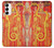 S3352 Gustav Klimt Médecine Etui Coque Housse pour Samsung Galaxy S23