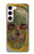 S3359 Vincent Van Gogh Crâne Etui Coque Housse pour Samsung Galaxy S23