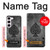 S3446 Noir Ace Spade Etui Coque Housse pour Samsung Galaxy S23