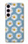 S3454 Marguerite Florale Etui Coque Housse pour Samsung Galaxy S23