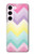 S3514 Arc en ciel Zigzag Etui Coque Housse pour Samsung Galaxy S23