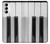 S3524 Clavier de piano Etui Coque Housse pour Samsung Galaxy S23