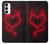 S3682 Cœur du diable Etui Coque Housse pour Samsung Galaxy S23