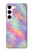 S3706 Arc-en-ciel pastel Galaxy Pink Sky Etui Coque Housse pour Samsung Galaxy S23