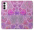 S3710 Coeur d'amour rose Etui Coque Housse pour Samsung Galaxy S23
