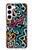 S3712 Motif Pop Art Etui Coque Housse pour Samsung Galaxy S23