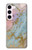 S3717 Imprimé graphique en marbre bleu pastel or rose Etui Coque Housse pour Samsung Galaxy S23 S3717 Imprimé graphique en marbre bleu pastel or rose Etui Coque Housse pour Samsung Galaxy S23