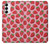 S3719 Modèle de fraise Etui Coque Housse pour Samsung Galaxy S23