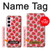 S3719 Modèle de fraise Etui Coque Housse pour Samsung Galaxy S23