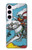 S3731 Carte de tarot chevalier des épées Etui Coque Housse pour Samsung Galaxy S23
