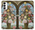 S3749 Vase de fleurs Etui Coque Housse pour Samsung Galaxy S23
