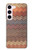 S3752 Motif de tissu en zigzag imprimé graphique Etui Coque Housse pour Samsung Galaxy S23