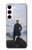 S3789 Wanderer above the Sea of Fog Etui Coque Housse pour Samsung Galaxy S23