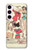 S3820 Poupée de papier de mode de cow-girl vintage Etui Coque Housse pour Samsung Galaxy S23