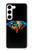 S3842 Diamant coloré abstrait Etui Coque Housse pour Samsung Galaxy S23