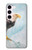 S3843 Pygargue à tête blanche sur glace Etui Coque Housse pour Samsung Galaxy S23