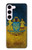 S3858 Drapeau de l'Ukraine Etui Coque Housse pour Samsung Galaxy S23