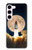 S3859 Bitcoin à la Lune Etui Coque Housse pour Samsung Galaxy S23