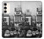 S0182 New York Vintage Etui Coque Housse pour Samsung Galaxy S23 Plus