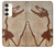 S0379 Fossile de dinosaure Etui Coque Housse pour Samsung Galaxy S23 Plus
