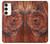 S0603 Bois imprimé graphique Etui Coque Housse pour Samsung Galaxy S23 Plus