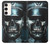 S0754 crâne soldat Etui Coque Housse pour Samsung Galaxy S23 Plus