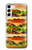 S0790 Hamburger Etui Coque Housse pour Samsung Galaxy S23 Plus