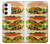 S0790 Hamburger Etui Coque Housse pour Samsung Galaxy S23 Plus
