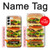 S0790 Hamburger Etui Coque Housse pour Samsung Galaxy S23 Plus