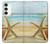 S1117 Étoiles de mer sur la plage Etui Coque Housse pour Samsung Galaxy S23 Plus