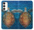 S1249 Tortue de mer Etui Coque Housse pour Samsung Galaxy S23 Plus