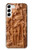 S1307 Poissons Sculpture sur bois imprimé graphique Etui Coque Housse pour Samsung Galaxy S23 Plus