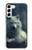 S1516 Loup blanc Etui Coque Housse pour Samsung Galaxy S23 Plus