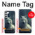 S1516 Loup blanc Etui Coque Housse pour Samsung Galaxy S23 Plus