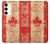 S1603 Drapeau du Canada Vieux Millésime Etui Coque Housse pour Samsung Galaxy S23 Plus