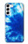 S1869 Tie Dye Bleu Etui Coque Housse pour Samsung Galaxy S23 Plus