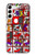 S1923 Hanafuda japonaise Carte de fleur Etui Coque Housse pour Samsung Galaxy S23 Plus